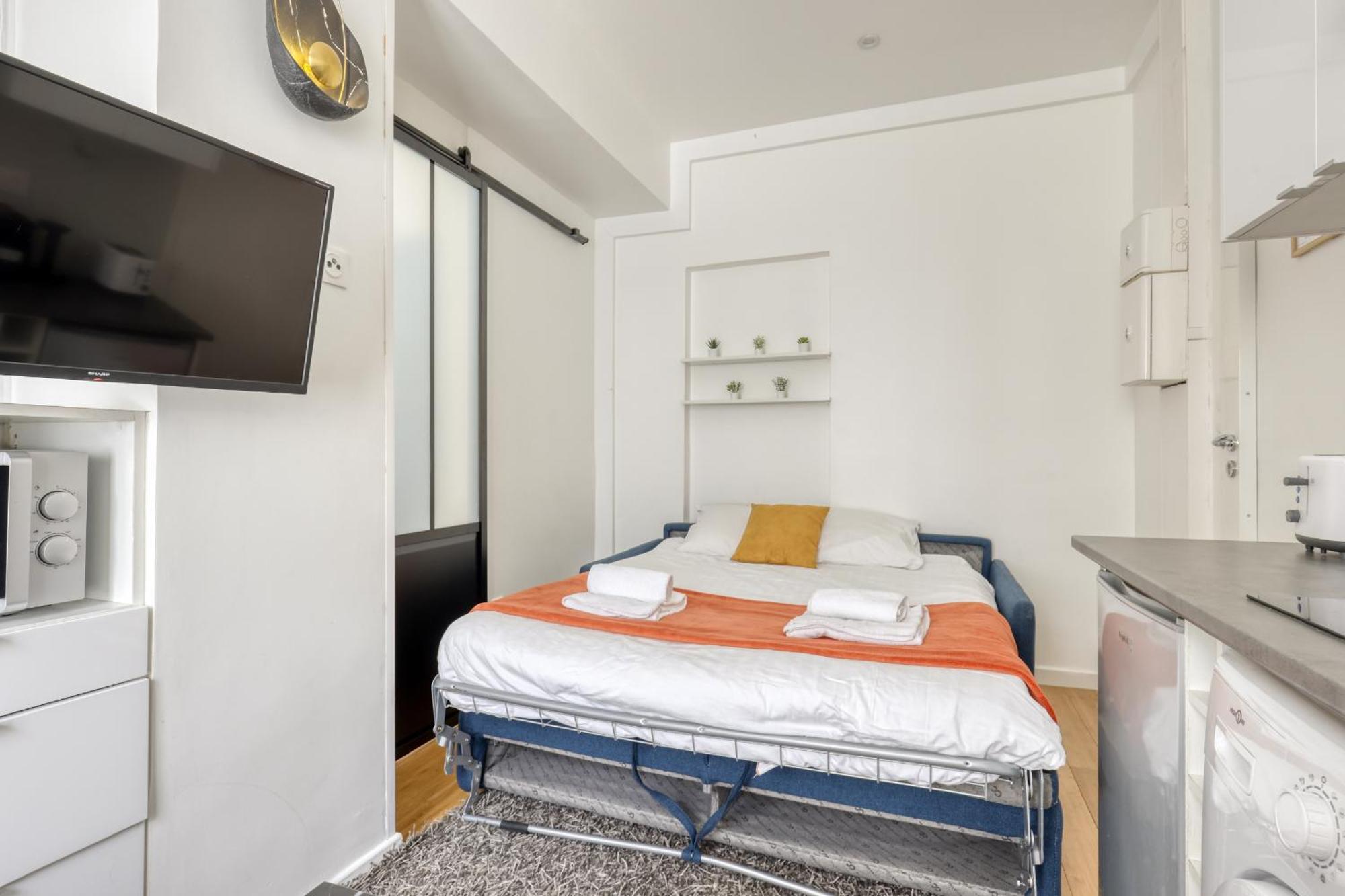 Апартаменты New And Quiet 1 Bdr Flat In The Heart Of Paris 12 Экстерьер фото