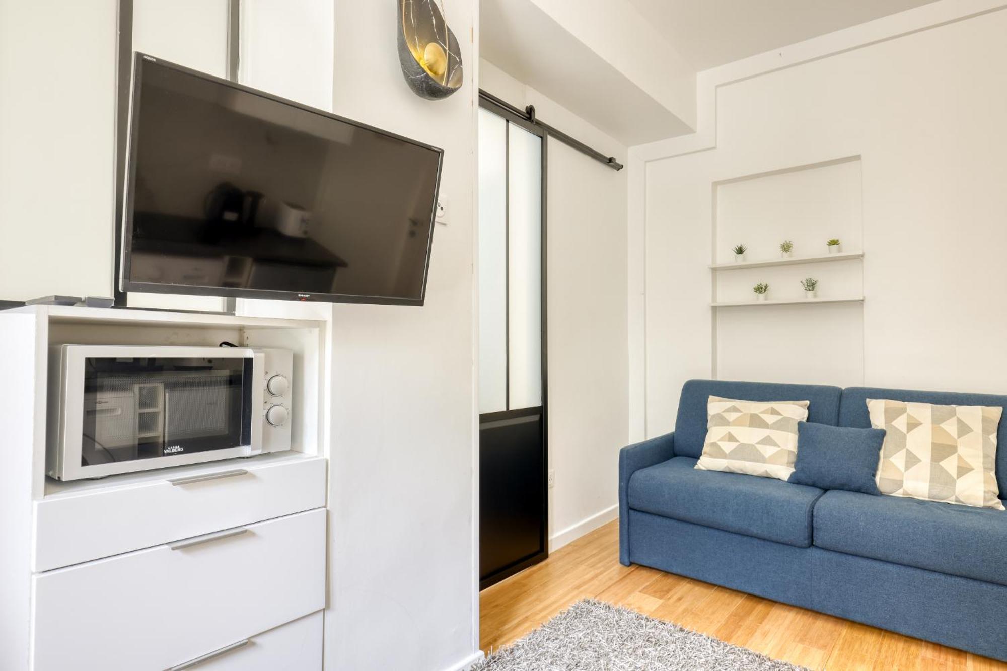 Апартаменты New And Quiet 1 Bdr Flat In The Heart Of Paris 12 Экстерьер фото