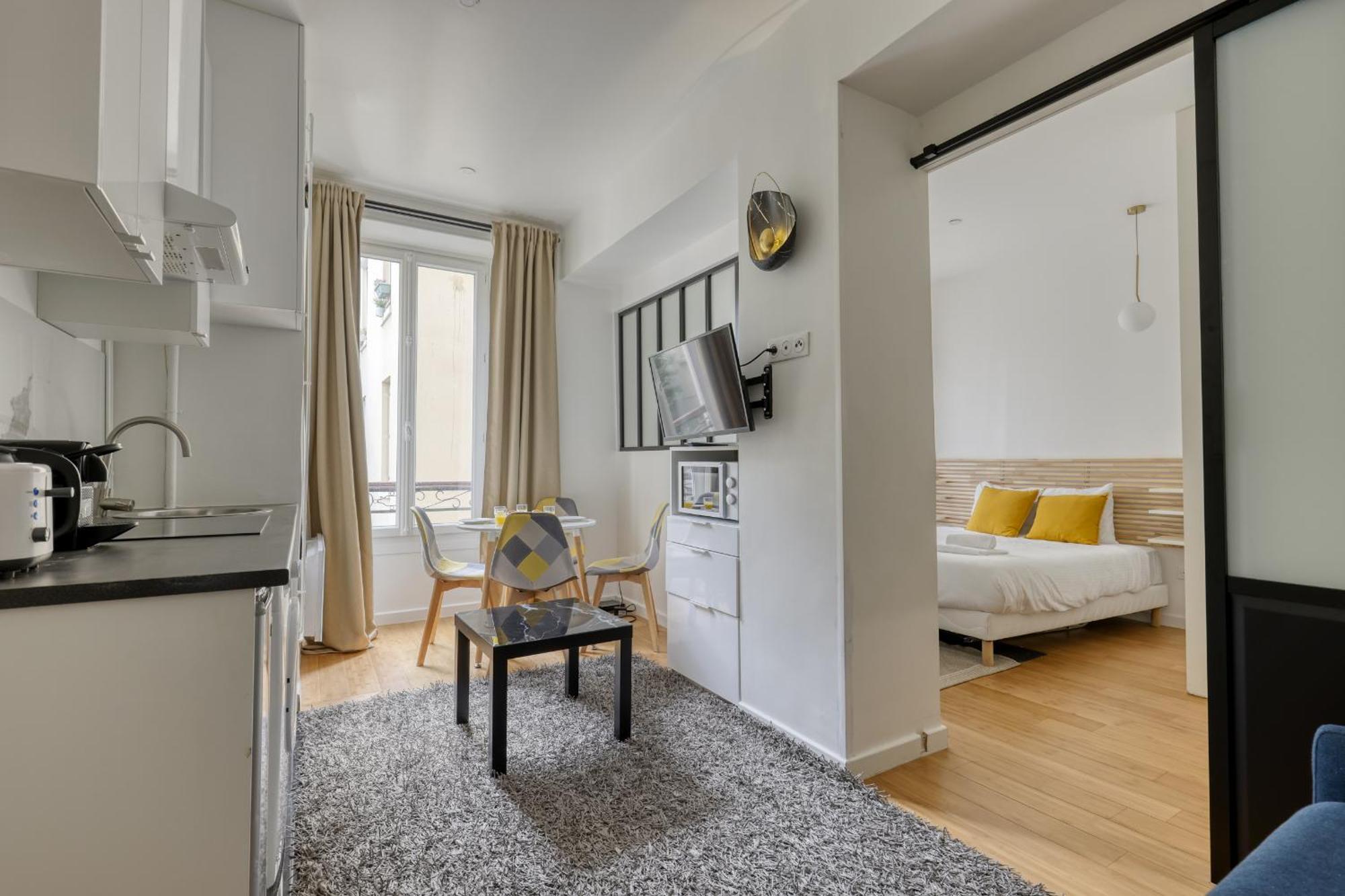 Апартаменты New And Quiet 1 Bdr Flat In The Heart Of Paris 12 Экстерьер фото